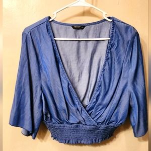 SHEIN Denim crop top